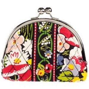 Vera Bradley Double Coin-purse RETIRED Poppy Field